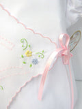 Will'beth Baby Girls Side Tie Butterfly Wrap Diaper Set Preemie & Newborn Sizes